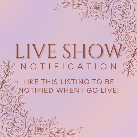 Tops - 💕 LIVE SHOW NOTIFICATION 💕